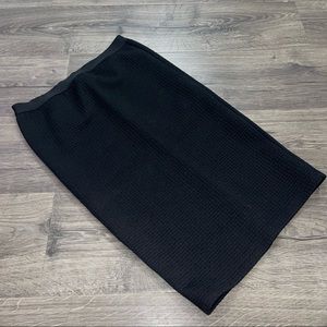 4/$10 ⚡️ Foreign Exchange Black Waffle Knit Pencil Skirt